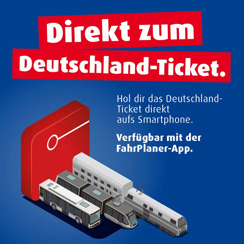 SHGmobil Deutschland-Ticket für Bahn und Bus